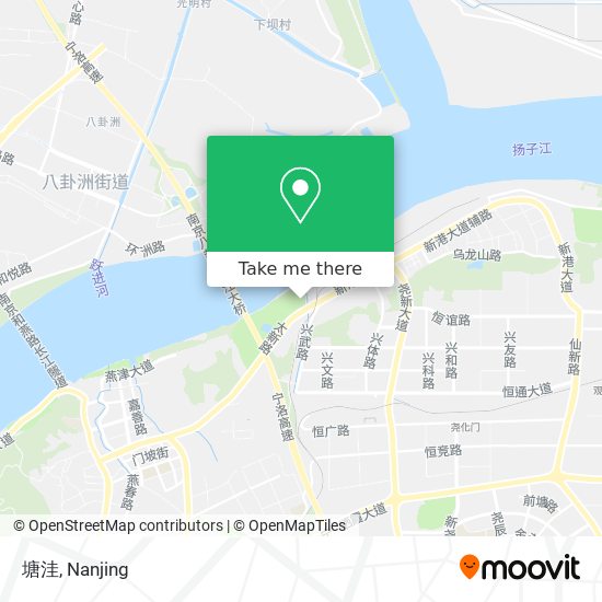 塘洼 map