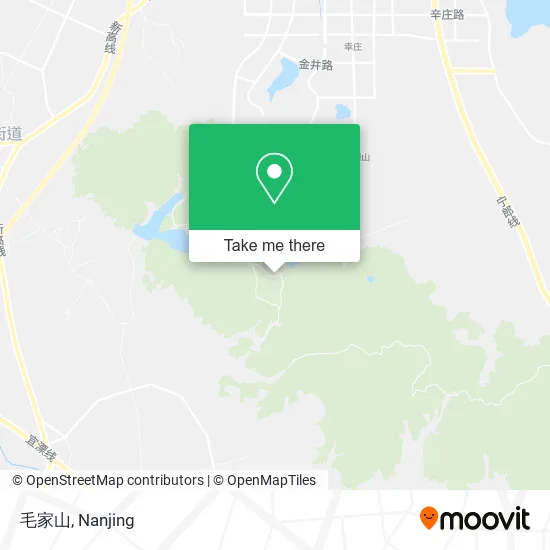 毛家山 map