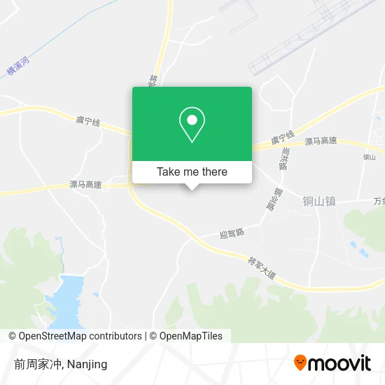 前周家冲 map
