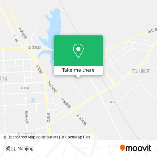 梁山 map
