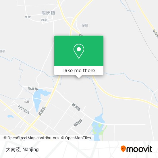 大南泾 map