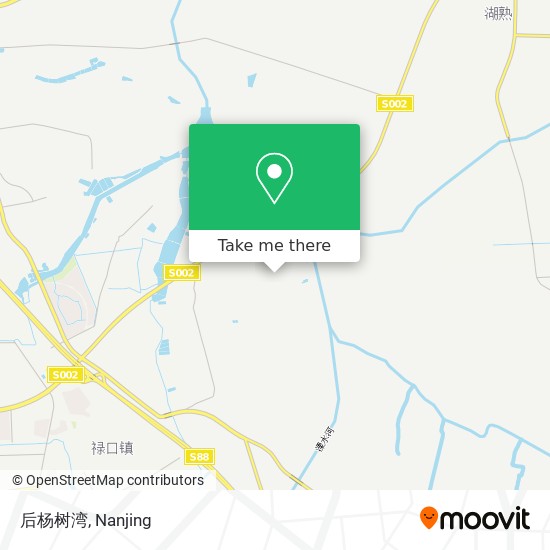 后杨树湾 map