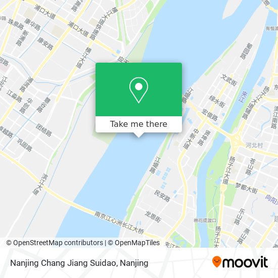 Nanjing Chang Jiang Suidao map