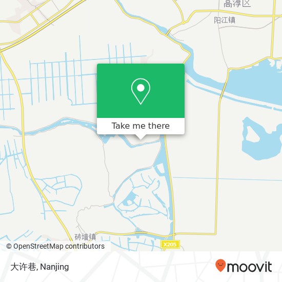 大许巷 map