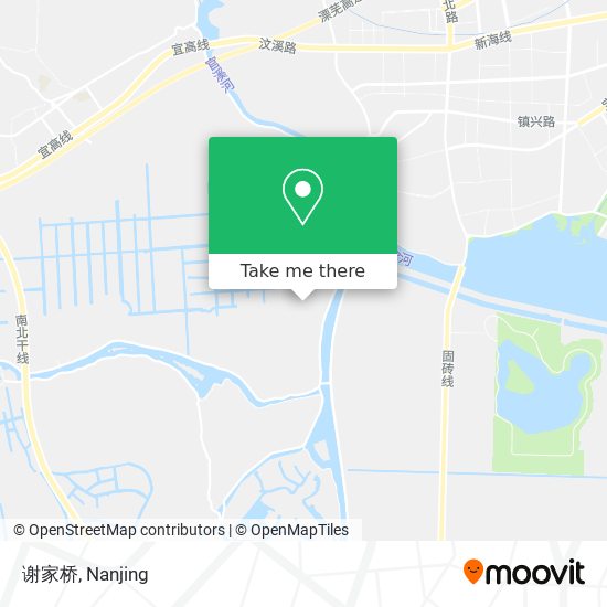 谢家桥 map