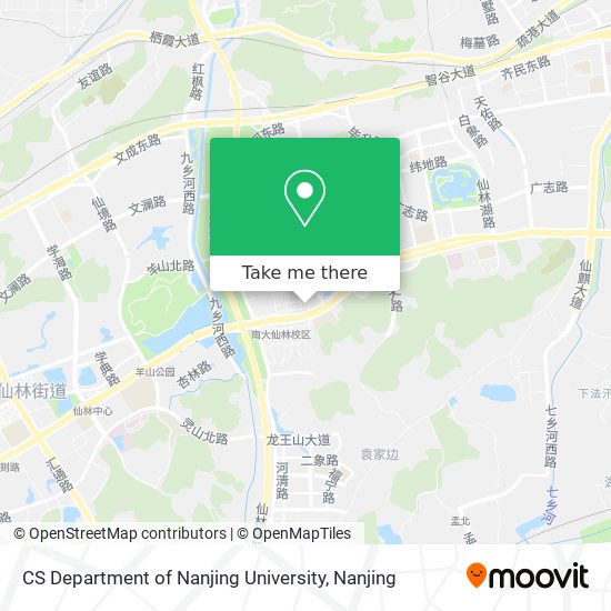CS Department of Nanjing University map