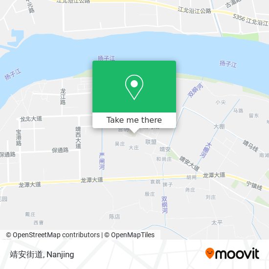 靖安街道 map