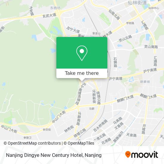 Nanjing Dingye New Century Hotel map