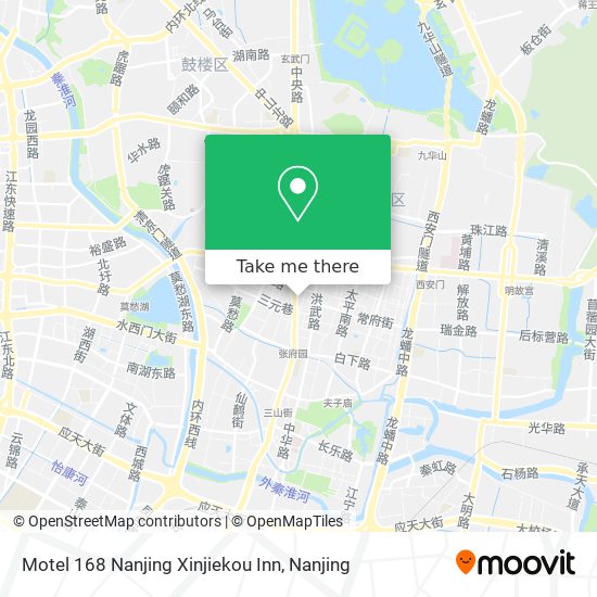 Motel 168 Nanjing Xinjiekou Inn map