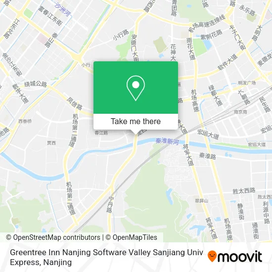 Greentree Inn Nanjing Software Valley Sanjiang Univ Express map