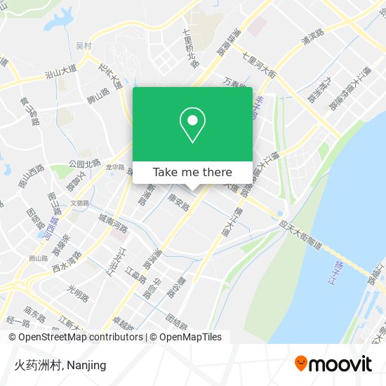 火药洲村 map