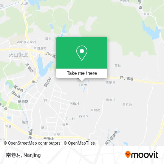 南巷村 map