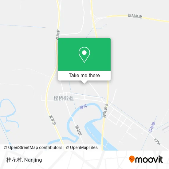 桂花村 map