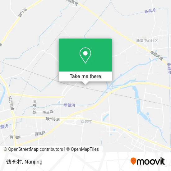 钱仓村 map