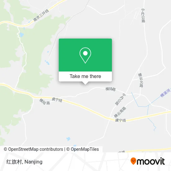 红旗村 map