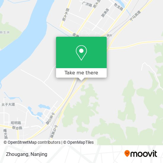 Zhougang map