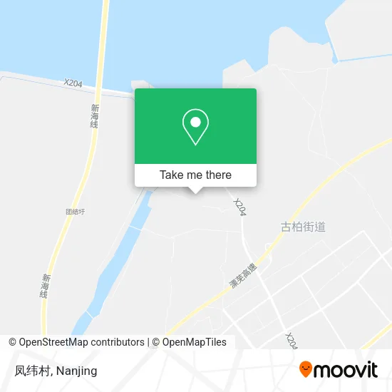 凤纬村 map