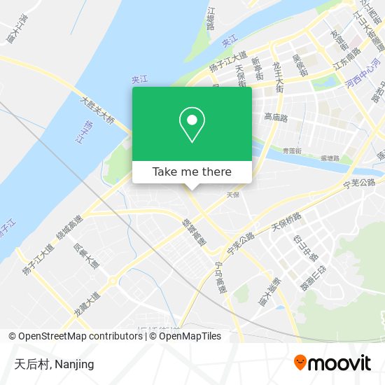 天后村 map