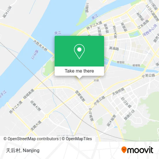 天后村 map