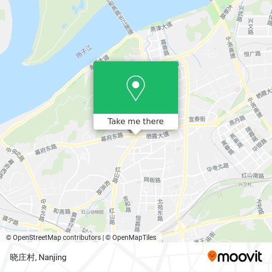晓庄村 map