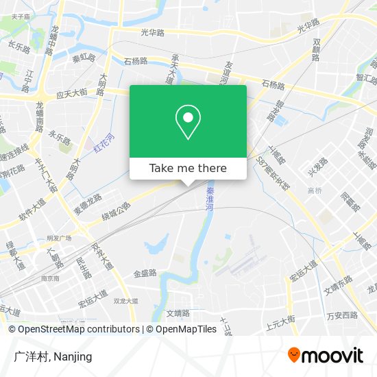 广洋村 map