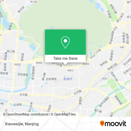 Xiaoweijie map