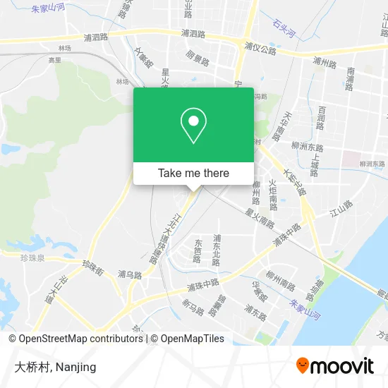 大桥村 map