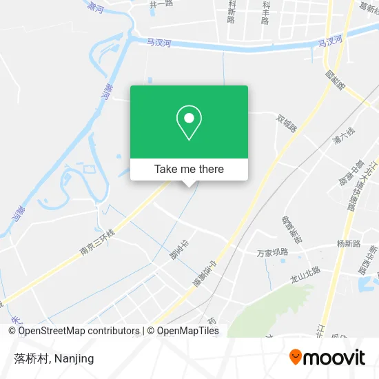 落桥村 map