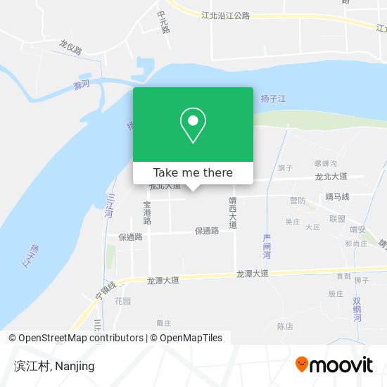 滨江村 map