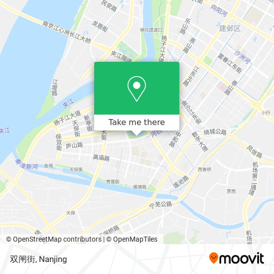 双闸街 map
