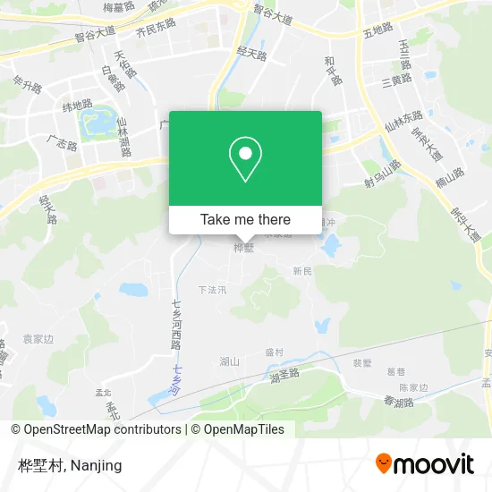 桦墅村 map