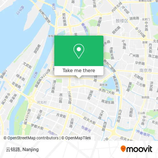云锦路 map