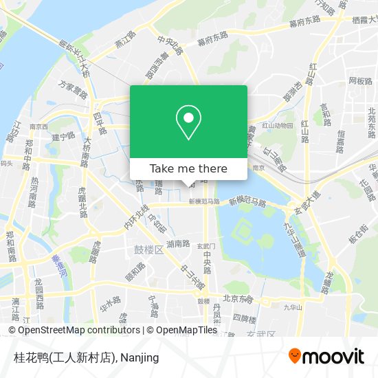 桂花鸭(工人新村店) map