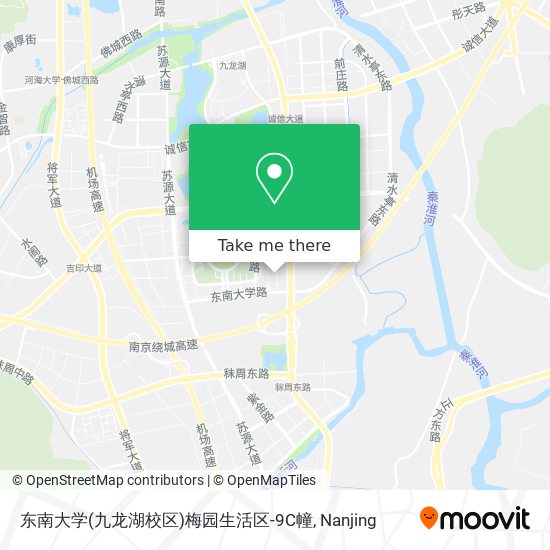 东南大学(九龙湖校区)梅园生活区-9C幢 map