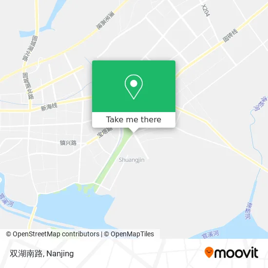 双湖南路 map