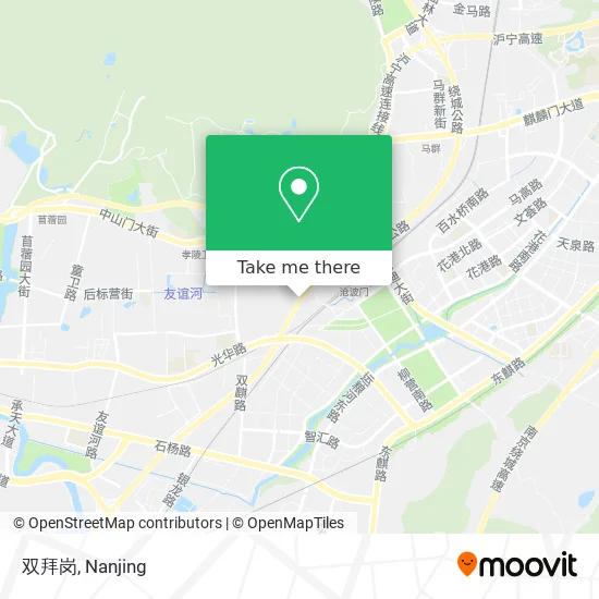双拜岗 map