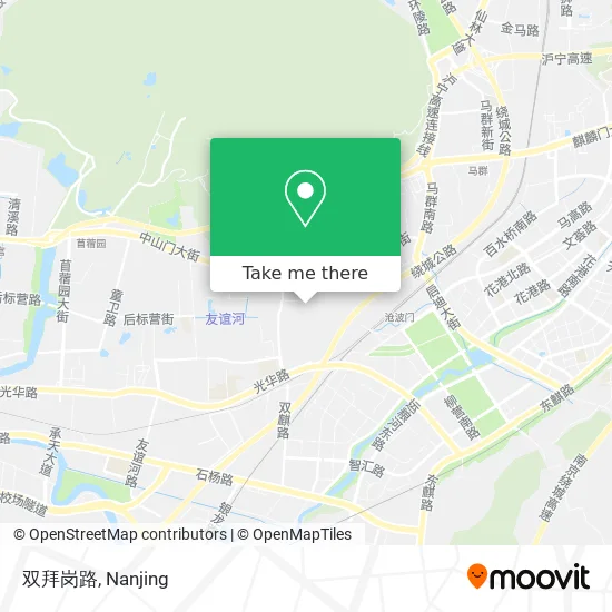 双拜岗路 map