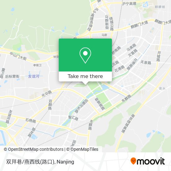 双拜巷/燕西线(路口) map