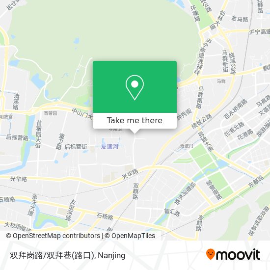 双拜岗路/双拜巷(路口) map