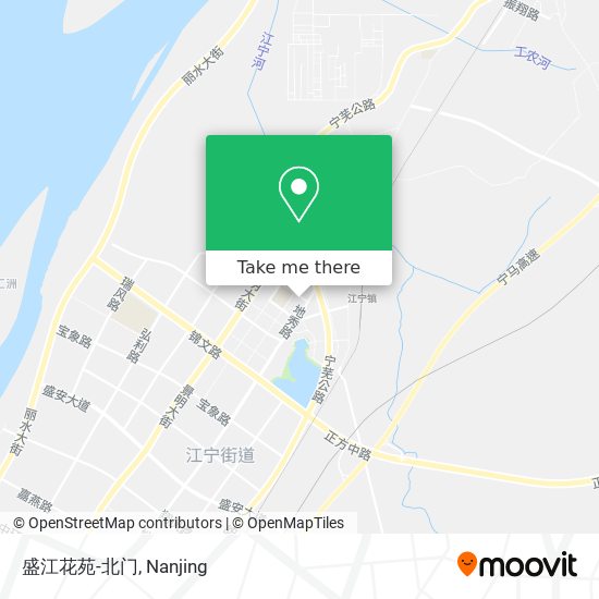 盛江花苑-北门 map