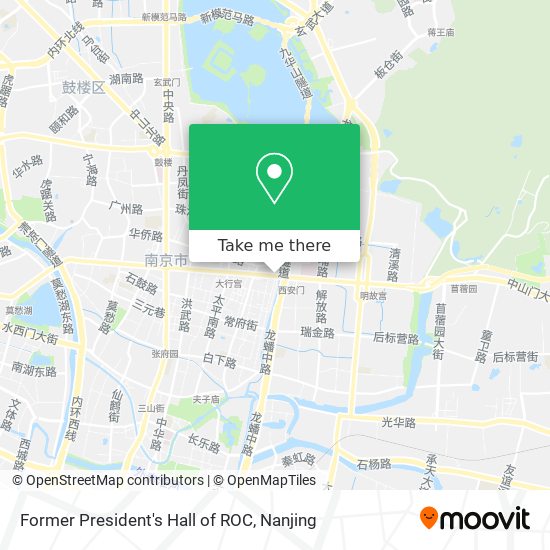 Former President's Hall of ROC map