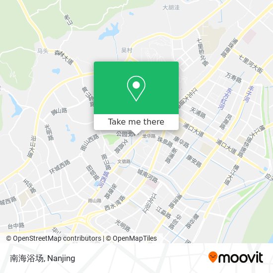 南海浴场 map