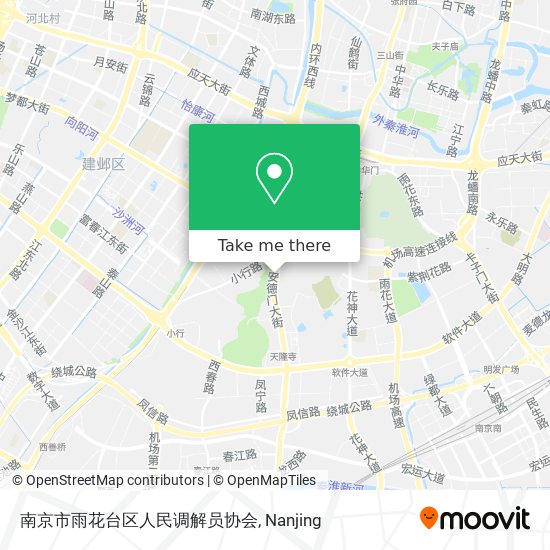 南京市雨花台区人民调解员协会 map
