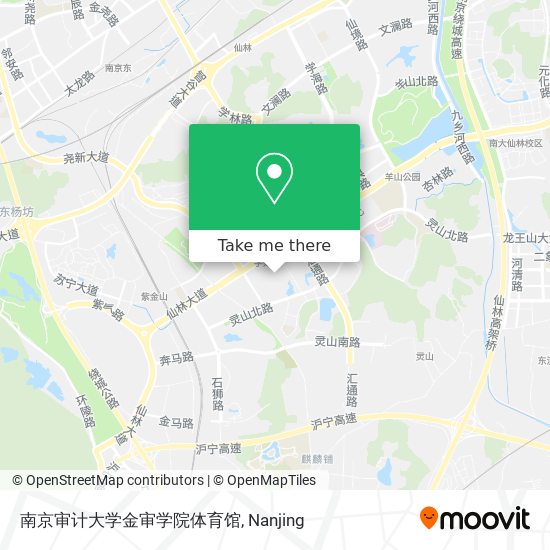 南京审计大学金审学院体育馆 map