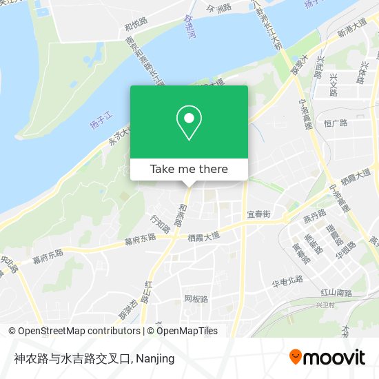 神农路与水吉路交叉口 map