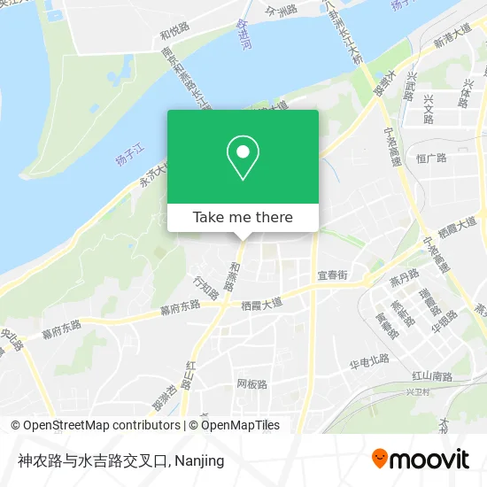 神农路与水吉路交叉口 map
