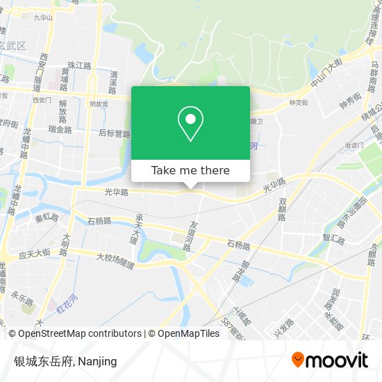 银城东岳府 map