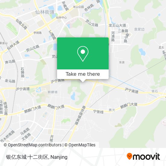 银亿东城·十二街区 map