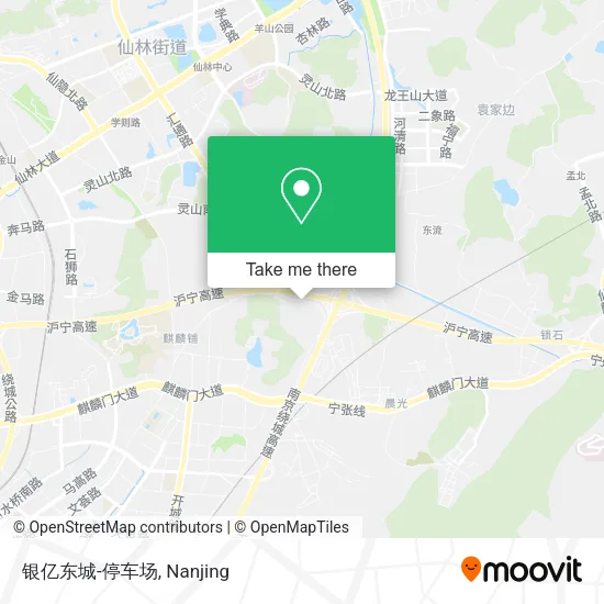 银亿东城-停车场 map