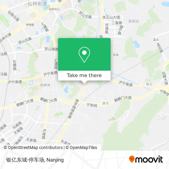 银亿东城-停车场 map